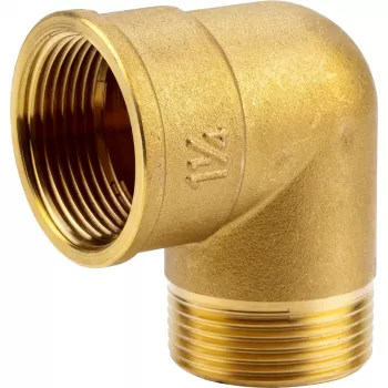Misiņa leņķa savienotājs IG + AG 42mm (G 1 1/4 inch)