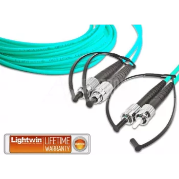 Lightwin LDP-50 FC-ST 5.0 OM3 optiskās šķiedras kabelis 5 m, akvamarīna krāsa (LDP-50 FC-ST 5.0 OM3)