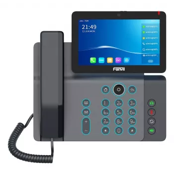 Fanvil V67 IP video telefons, melns, 20 līnijas, LCD, Wi-Fi