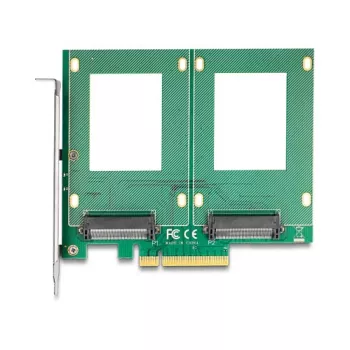 DeLOCK 90162 Iekšējais U.2 adapteris PCIe ar LED indikatoriem