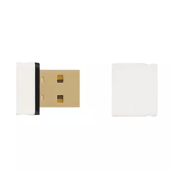 Qoltec USB 2.0 tīkla adapteris - 802.11b/g/n - Balts