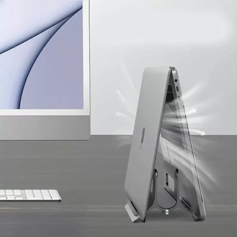 Gravity statīvs MacBook pelēks