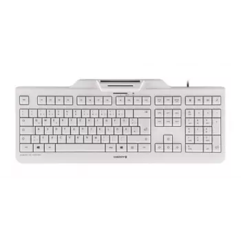 CHERRY KC 1000 SC tastatūra ar viedkaršu lasītāju USB Swiss Grey
