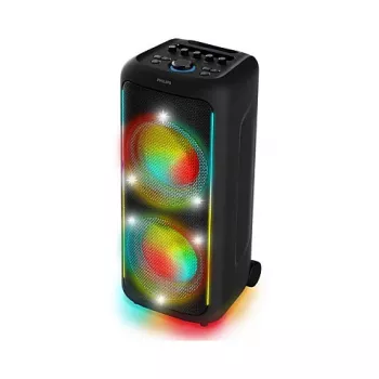 Pārnēsājams ballīšu skaļrunis Philips TAX5000E/10, 2-virzienu, 100 W RMS, Bluetooth, 20–20000 Hz, 4 Ω, melns
