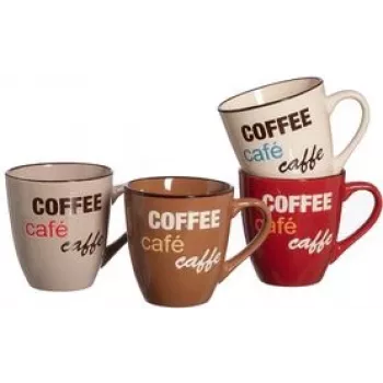 Keramikas kafijas krūze ritzenhoff & breker Coffee Talk 0,39 L, trauku mazgājamā mašīnā droša
