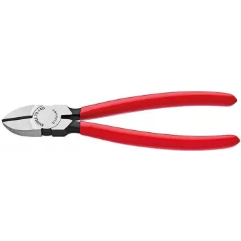 Knaibles diagonālās Knipex 140mm, pulēta galva, plastmasas pārklājums