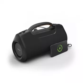 Skaļrunis HAMA Soundbarrel 2.0 melns Bluetooth bezvadu — kompakts 2.0 kanālu