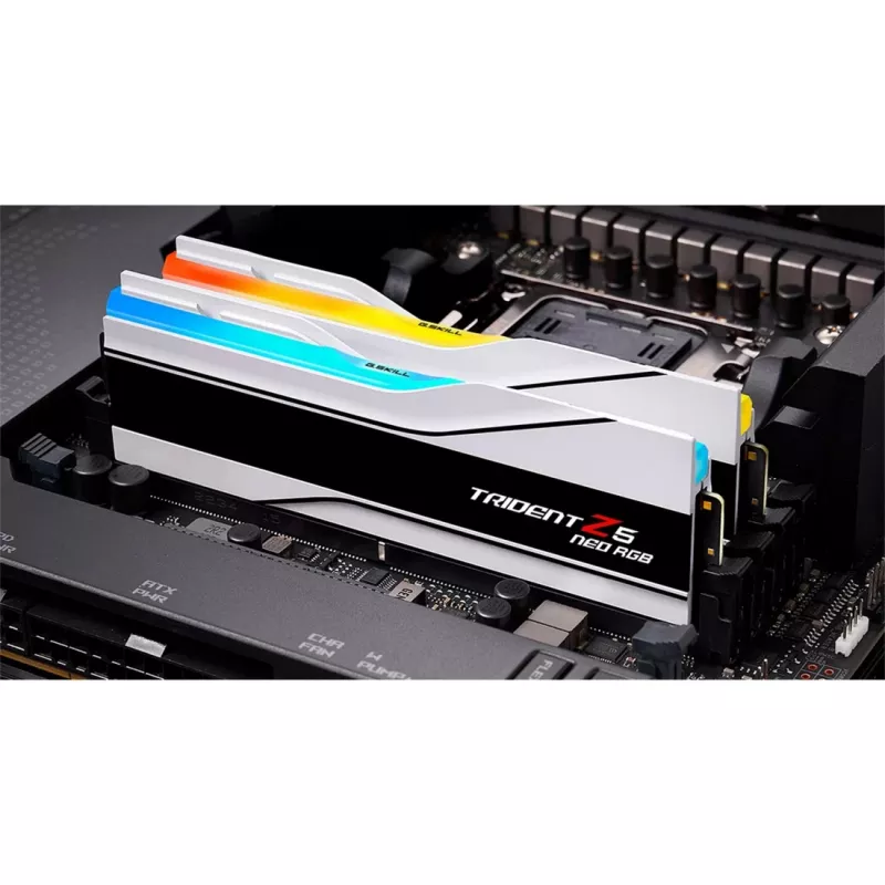 G.Skill Trident Z5 Neo RGB 32 GB (2x 16 GB) DDR5-6000 CL26 atmiņas komplekts, balts, AMD EXPO
