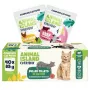 Slapjā barība kaķiem animal island Everyday liellopa un vistas filejas buljonā, 40×85 g multipaka