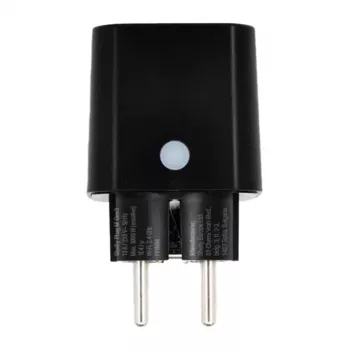 Shelly Plug PM Gen3 Matter 13A viedais kontaktdakšs, melns