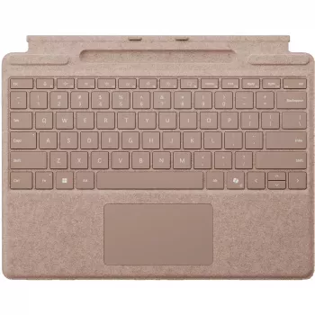 Microsoft Surface Pro Keyboard - Tastatur - mit Trackpad, Beschleunigungsmesser, Surface Slim Pen 2 Ablage- und Ladeschale - QWERTZ - Deutsch/Österrei
