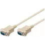 Microconnect SCSEHH3 seriālais kabelis balts 3 m DB9 vīriešu