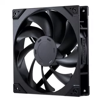 Phanteks M25 Gen2 140mm PWM korpusa ventilatori - 3 komplektā, melni