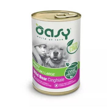 Oasy One Protein Pieaugušo Vidēja/Liela Šķirne Mežacūka 400g