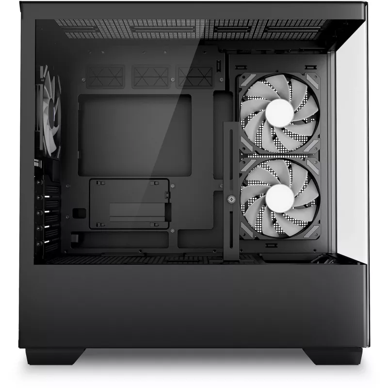 PC korpuss Sharkoon Elite Shark CM100 Tornis Micro-ATX, bez barošanas bloka, melns