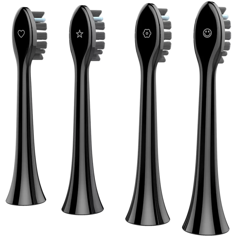 AENO Sonic Electric Toothbrush DB6 Melna: 5 režīmi, bezvadu uzlāde, 46000 apgr./min, 40 dienas bez uzlādes, IPX7