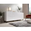 Kumode Cama Meble ETNA 200x42x82 cm, balts matēts, skaidu plātne, 16 mm rāmis