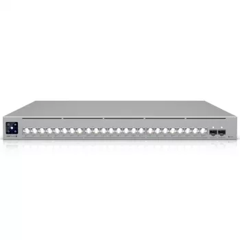 Slēdzis UBIQUITI USW‑Pro‑XG‑24‑PoE 24 portu pārvaldāms slēdzis ar 720W PoE