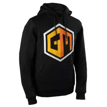Global Masters Kapuce GM Logo - melna (L)