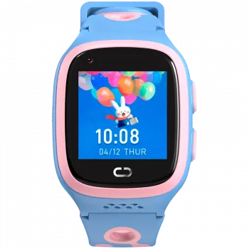 Canyon bērnu pulkstenis ZEFIR KW-49 E-SIM 4G GPS WiFi Video Mūzika Spēles Angļu valodas apguve, Rozā&Zils