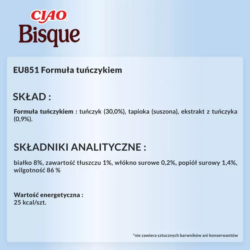 INABA Ciao Bisque Tuna kaķu gardumi 40g