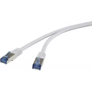 Renkforce RF-4737370 Ethernet Patch vads Pelēks
