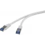 Renkforce RF-4737370 Ethernet Patch vads Pelēks