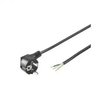 Strāvas kabelis Goobay CEE7/7 5 m Melns 96034 WENTRONIC