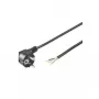 Strāvas kabelis Goobay CEE7/7 5 m Melns 96034 WENTRONIC