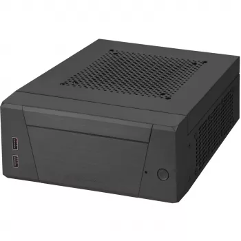 SilverStone MILO ML10 - USFF - Mini-ITX - bez barošanas bloka - Melns - USB/Audio (SST-ML10B)