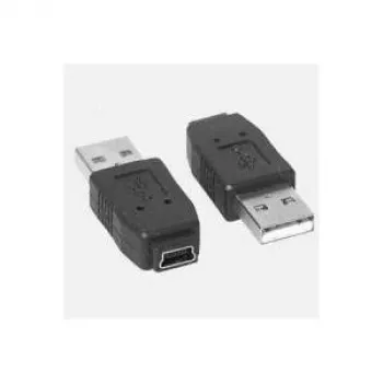 DeLOCK mini USB-B 5-pin uz USB-A pārveidotājs melns
