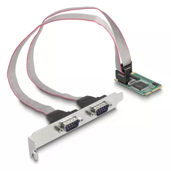 DeLOCK Mini PCIe karte full size uz 2 x Serial RS-232 D-Sub 9 pin
