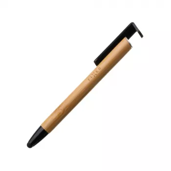 Pildspalva ar Stylus un Statīvu FIXED FIXPEN-BA Bamboo — 3-in-1 pildspalva, skārienekrāna irbulis un integrēts galda statīvs