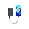 Port Designs 907005 10000 mAh bezvadu lādētājs Melns