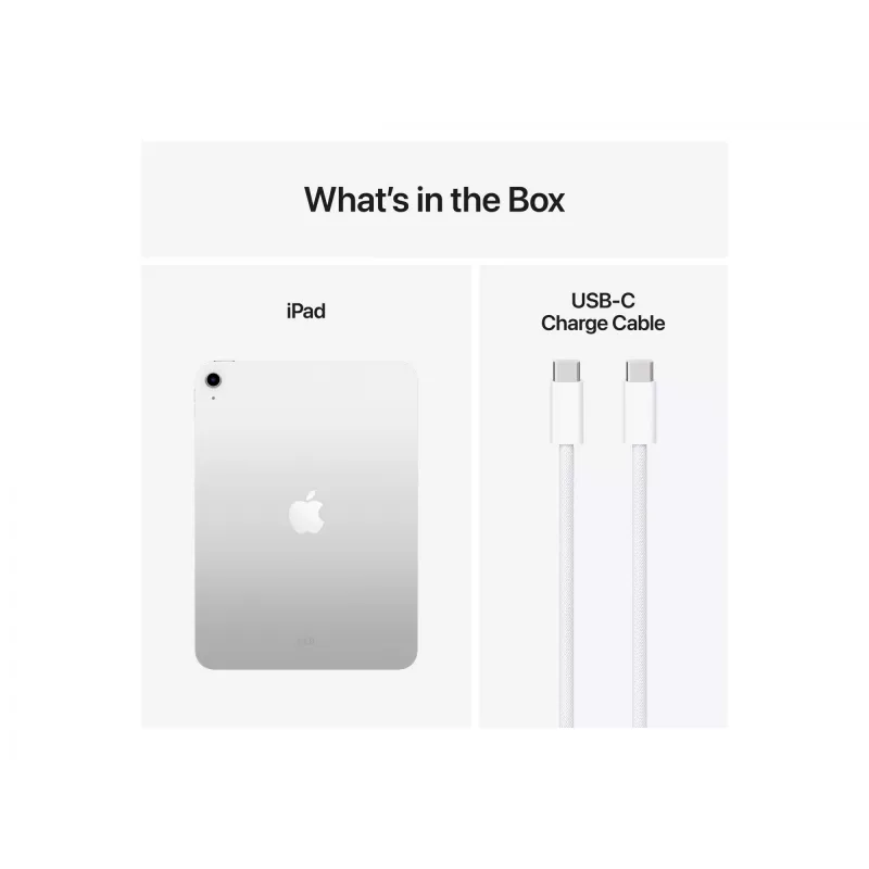 Apple iPad 128 GB 27,9 cm (11) Wi-Fi 6 (802.11ax) iPadOS 18 Sudrabs