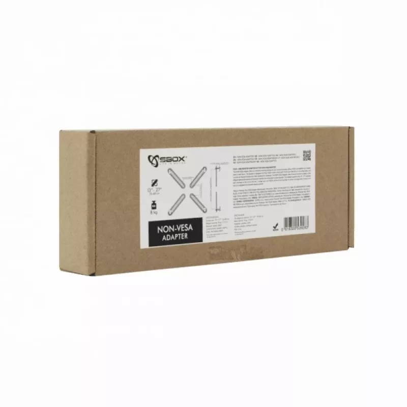 Monitora adapteris SBOX NON-VESA — universāls ne-VESA stiprinājuma adapteris displejiem (0 )