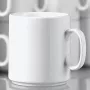 Porcelāna kafijas krūze Esmeyer Diane 402-108 280 ml — 6 komplektā, balta