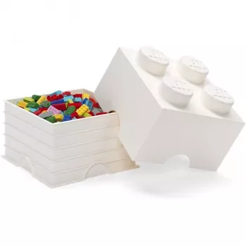 Uzglabāšanas ķieģelis LEGO Room Copenhagen 4 balts – LEGO 40031735