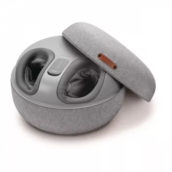 Beurer Shiatsu kāju masieris FM 120 2-in-1 pelēks — elektrisks pēdu un potīšu masieris ar šiacu rullīšiem un regulējamu intensitāti