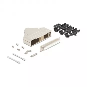 DeLOCK 67137 D-Sub 37-pin sieviešu savienotājs, sudraba krāsa