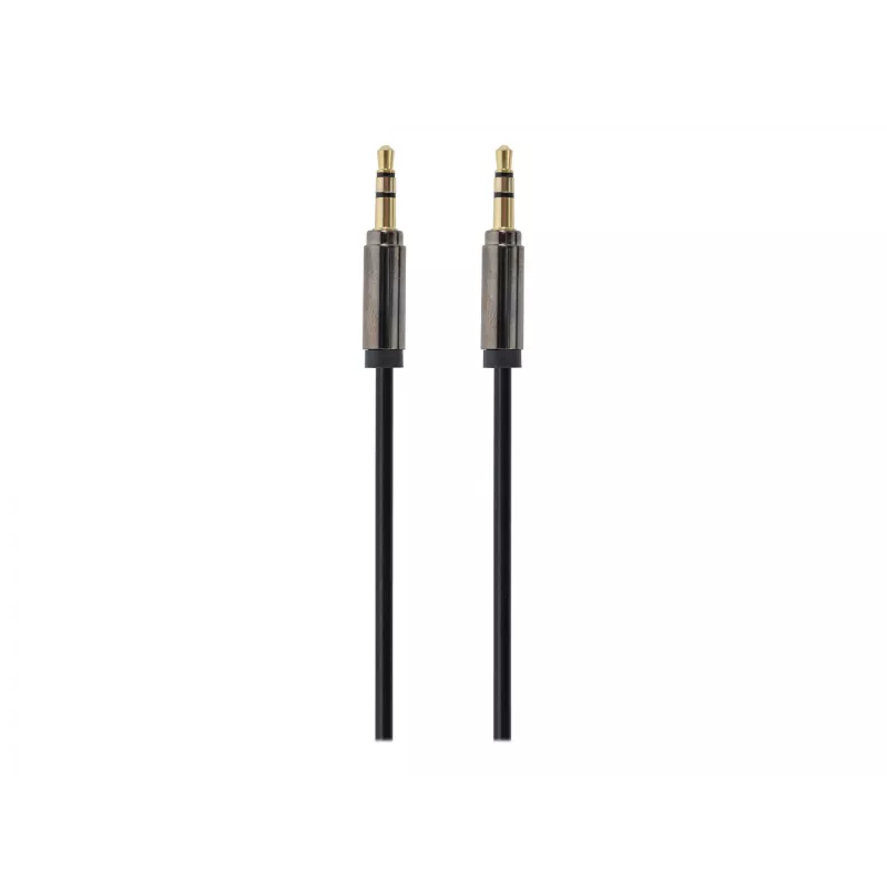 Gembird CCAP-444-0.75M Audio kabelis 3.5mm Mini Jack vīrietis - Mini Jack vīrietis, 0,75m, Melns