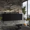 4D ABI kumode 200x45x88 matēts melns