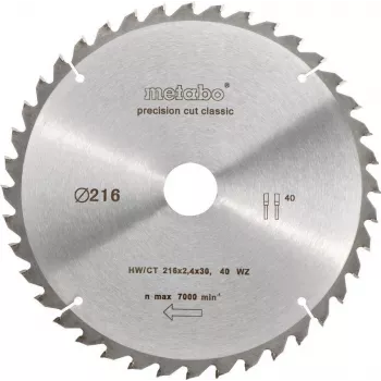 Metāla zāģa asmens Metabo 628060000 21.6 cm