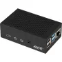 Alumīnija korpuss Raspberry Pi 4 B JYT RB-AlucaseP4+01B, melns