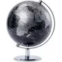 Galda politiskais globuss TROIKA LUNAR, 20 cm diametrs, 270 mm augstums, melns/sudrabs