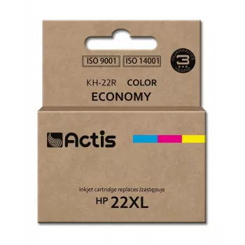 Actis KH-22R tinte (aizstāj HP 22XL C9352A; standarta; 18 ml; krāsa: ciāna, magenta, dzeltena)