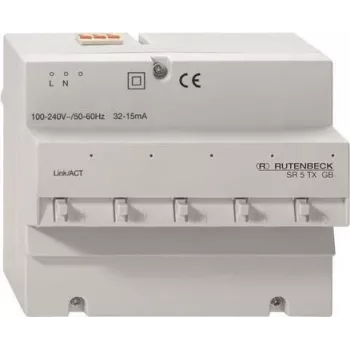 Rutenbeck SR 5TX GB - Slēdzis - 5 x 10/100/1000 - DIN sliedes montāžai (23510503)