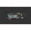 Logickeyboard ASTRA 2 DaVinci Resolve tastatūra „Mac“, pilna izmēra, vadu USB, šķērveida mehānisms, QWERTZ vācu, melna