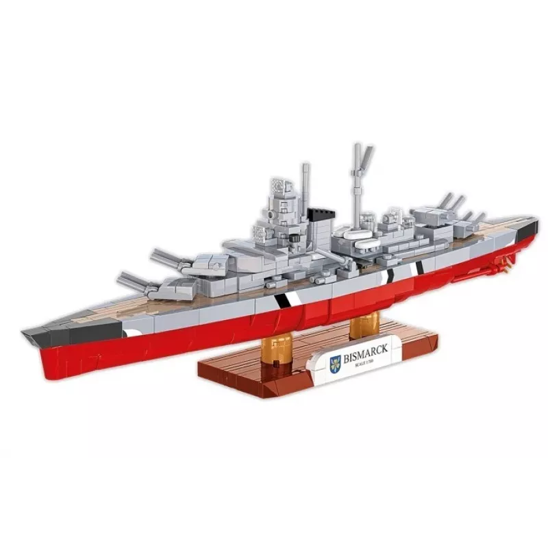 Konstruktors Cobi Kaujas kuģis Bismarck modelis, 590 gabali