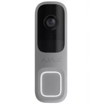 Video durvju zvans Ajax 8EU ASP Grey 4MP ar AI PIR sensoru